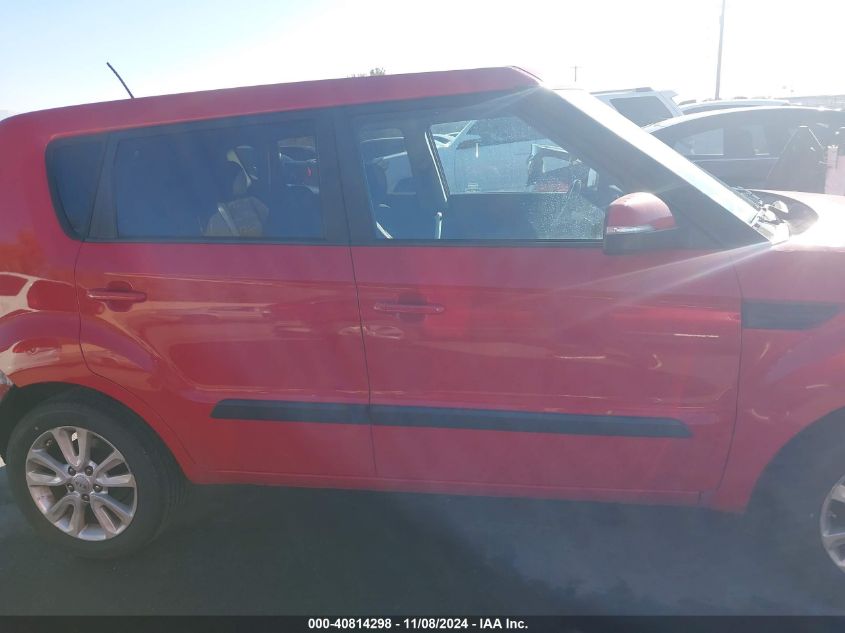 2012 Kia Soul + VIN: KNDJT2A66C7380595 Lot: 40814298