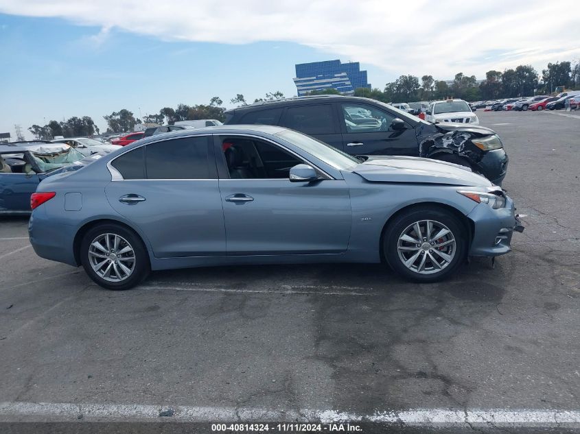 2016 Infiniti Q50 2.0T Base VIN: JN1CV7AR8GM250984 Lot: 40814324