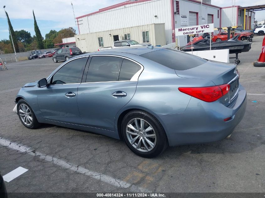 2016 Infiniti Q50 2.0T Base VIN: JN1CV7AR8GM250984 Lot: 40814324