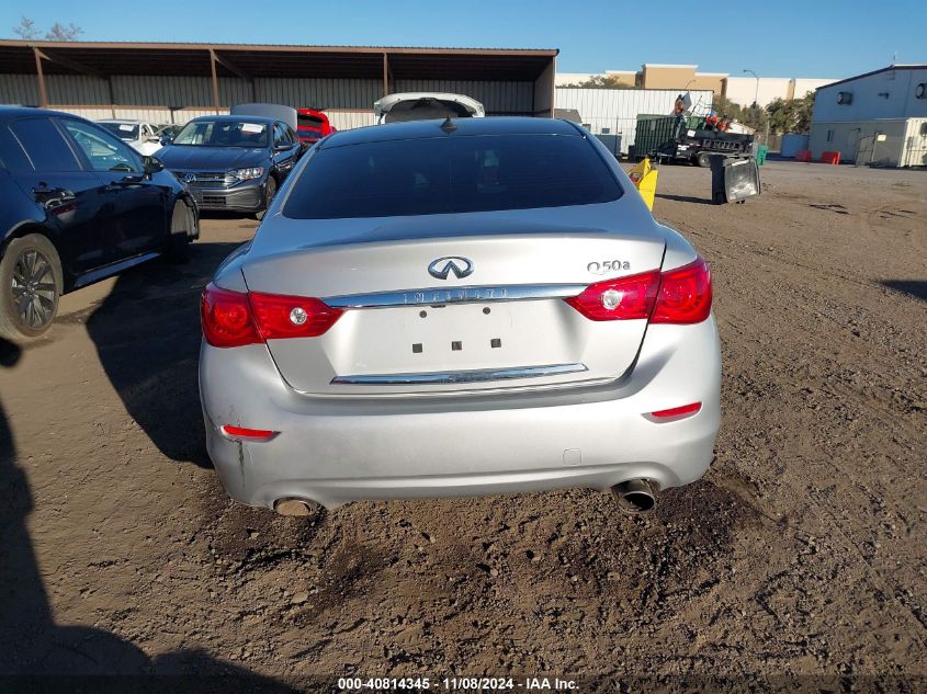 2015 Infiniti Q50 VIN: JN1BV7AP7FM345447 Lot: 40814345