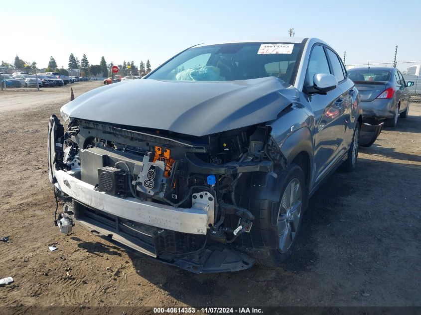 VIN KM8K23AG3MU123088 2021 Hyundai Kona, Electric Sel no.2