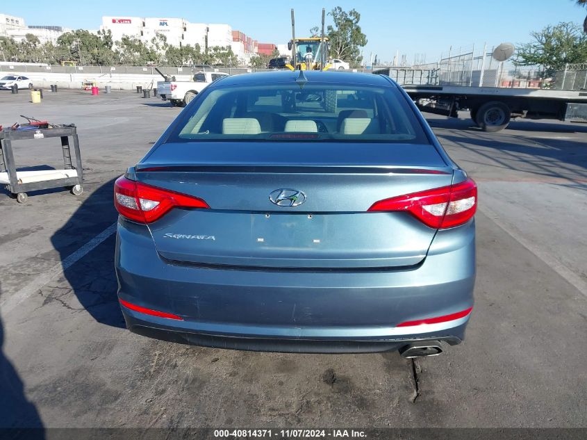 2016 Hyundai Sonata VIN: 5NPE24AF8GH409547 Lot: 40814371