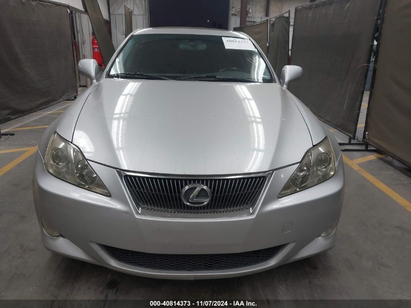 2007 Lexus Is 250 VIN: JTHBK262472027867 Lot: 40814373