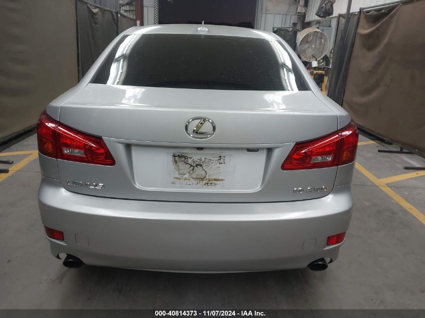 2007 Lexus Is 250 VIN: JTHBK262472027867 Lot: 40814373