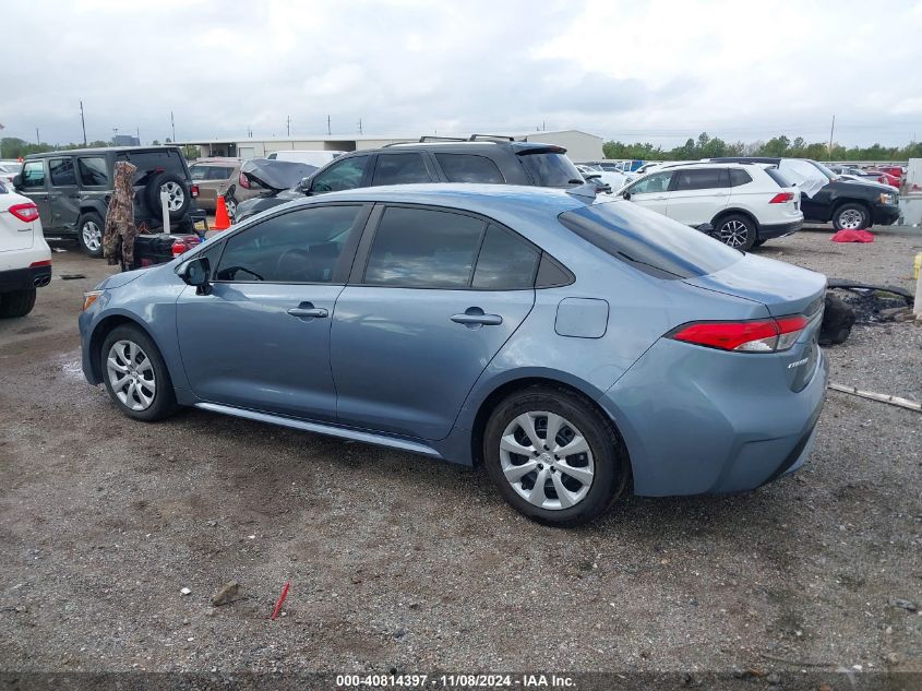 2021 Toyota Corolla Le VIN: 5YFEPMAE2MP166907 Lot: 40814397