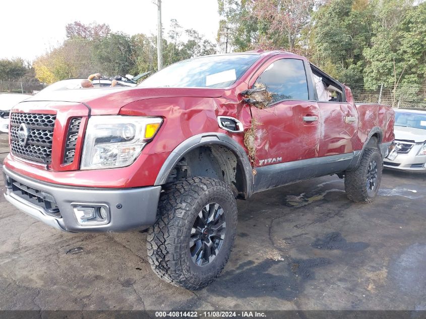 2017 Nissan Titan Pro-4X VIN: 1N6AA1E56HN541755 Lot: 40814422