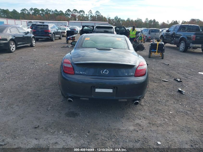 2006 Lexus Sc VIN: JTHFN48Y469003869 Lot: 40814449