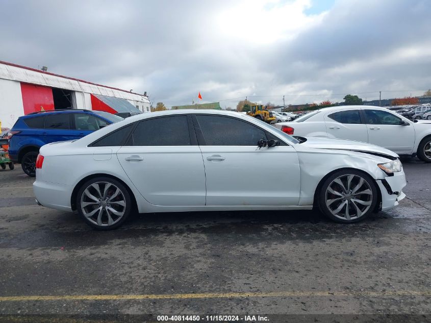 2014 Audi A6 3.0 Tdi Premium Plus VIN: WAUFMAFC0EN144144 Lot: 40814450