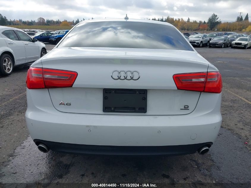 2014 Audi A6 3.0 Tdi Premium Plus VIN: WAUFMAFC0EN144144 Lot: 40814450