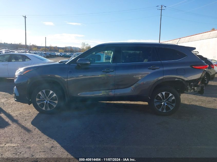 2022 Toyota Highlander Xle VIN: 5TDHZRBH6NS580892 Lot: 40814454