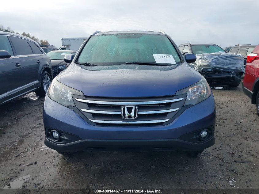 2013 Honda Cr-V Exl VIN: 2HKRM3H74DH519172 Lot: 40814467