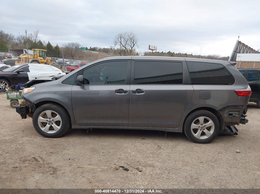 2018 Toyota Sienna L 7 Passenger VIN: 5TDZZ3DC6JS952339 Lot: 40814470