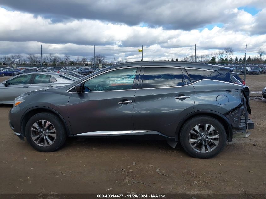 2016 Nissan Murano Sv VIN: 5N1AZ2MH1GN103443 Lot: 40814477