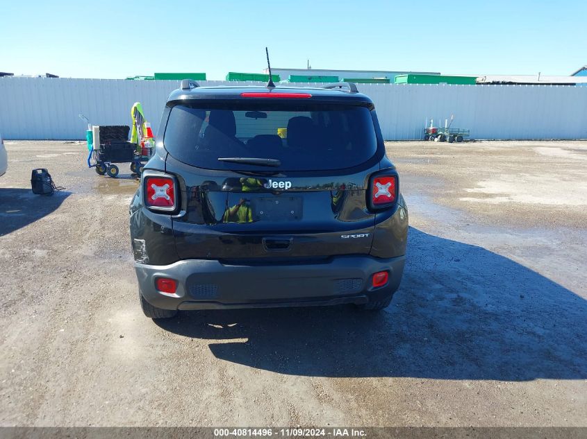 2020 Jeep Renegade Sport Fwd VIN: ZACNJAABXLPL74846 Lot: 40814496