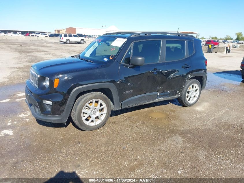 2020 Jeep Renegade Sport Fwd VIN: ZACNJAABXLPL74846 Lot: 40814496