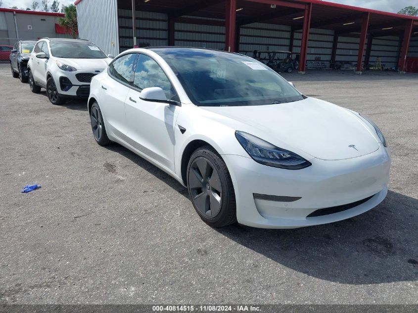 2021 TESLA MODEL 3 STANDARD RANGE PLUS REAR-WHEEL DRIVE - 5YJ3E1EA8MF852111