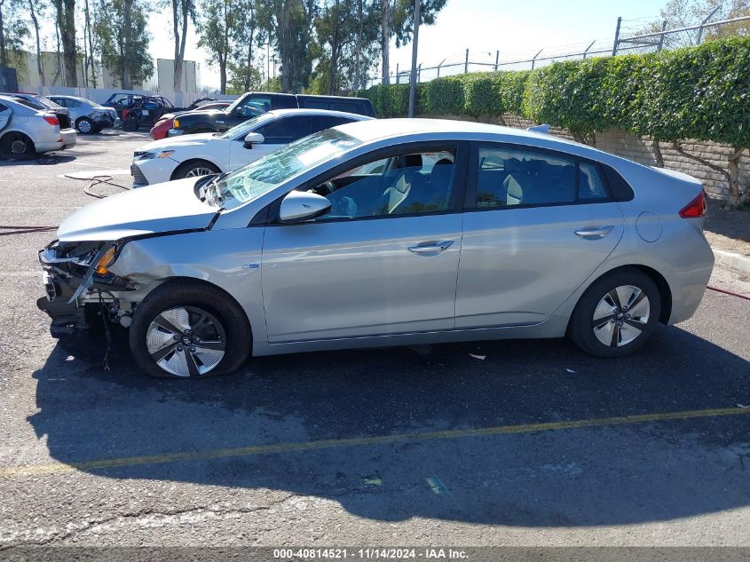 2019 Hyundai Ioniq Hybrid Blue VIN: KMHC65LCXKU167438 Lot: 40814521