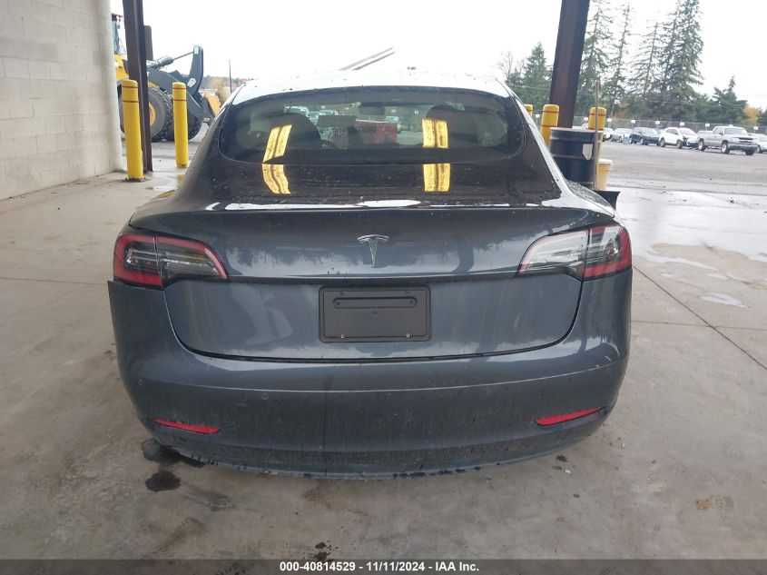 2021 Tesla Model 3 Standard Range Plus Rear-Wheel Drive VIN: 5YJ3E1EA8MF873136 Lot: 40814529