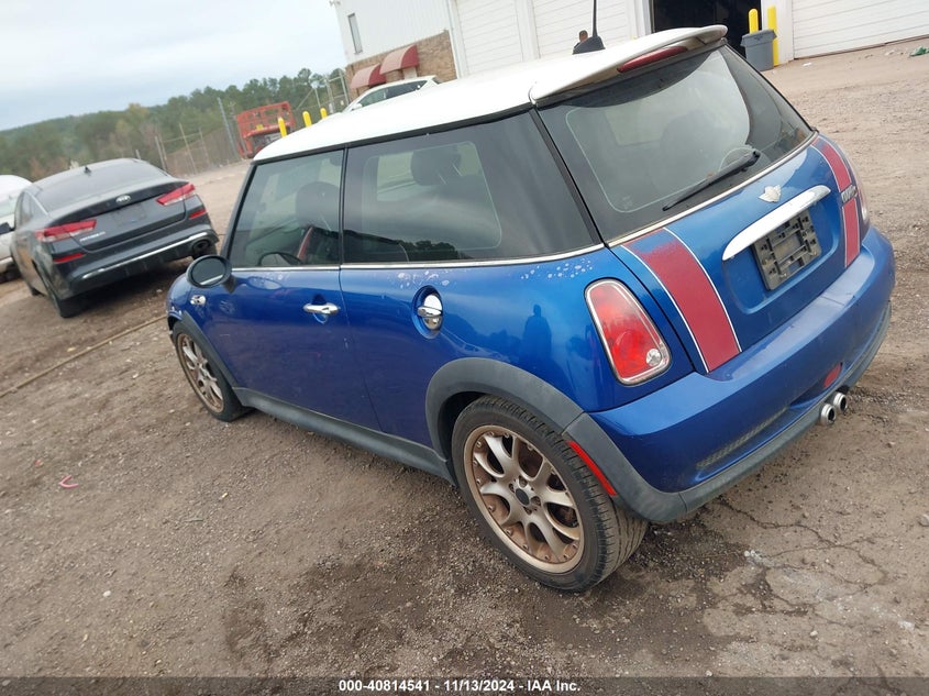 2006 MINI COOPER S VIN: WMWRE33576TJ35093