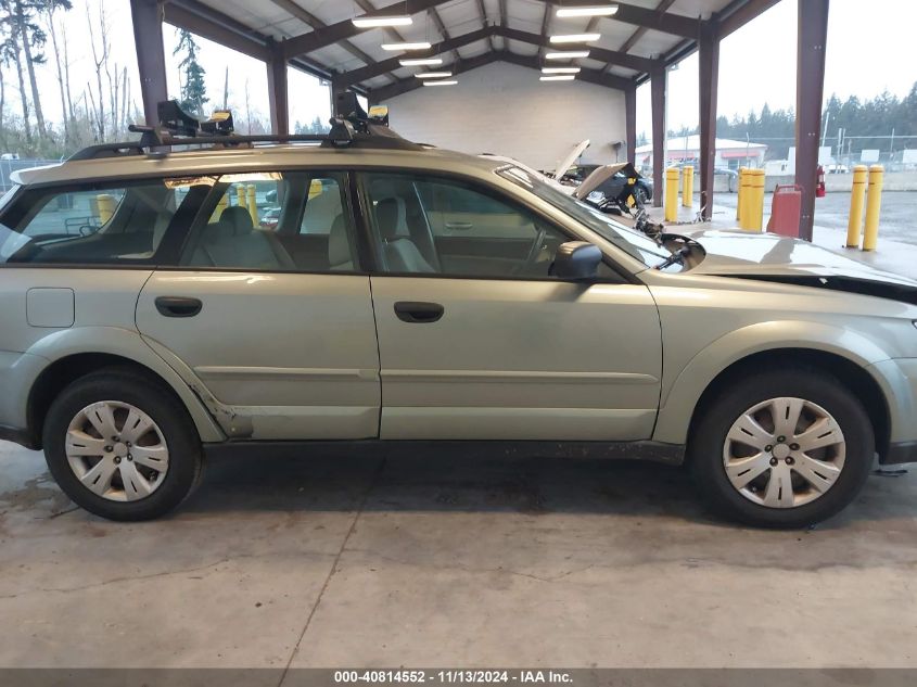 2009 Subaru Outback 2.5I VIN: 4S4BP60C697329867 Lot: 40814552