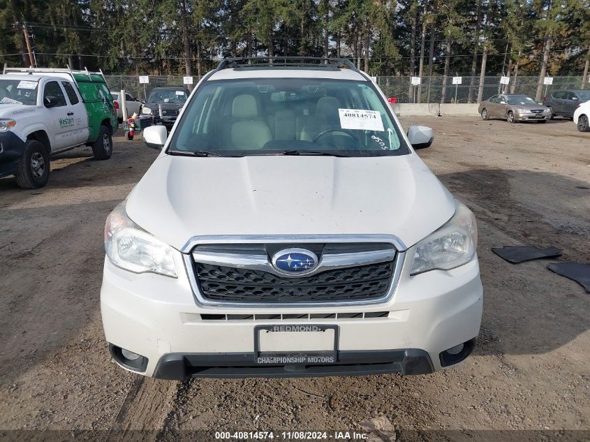 2014 Subaru Forester 2.5I Touring VIN: JF2SJAPC8EH520310 Lot: 40814574