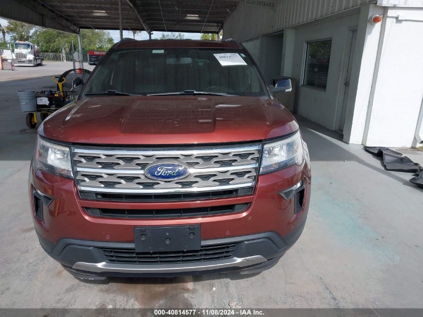 2018 Ford Explorer Xlt VIN: 1FM5K7D83JGA40229 Lot: 40814577