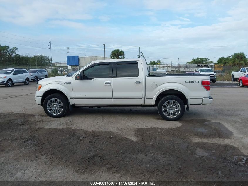 2011 Ford F-150 Platinum VIN: 1FTFW1ET4BFD22464 Lot: 40814597