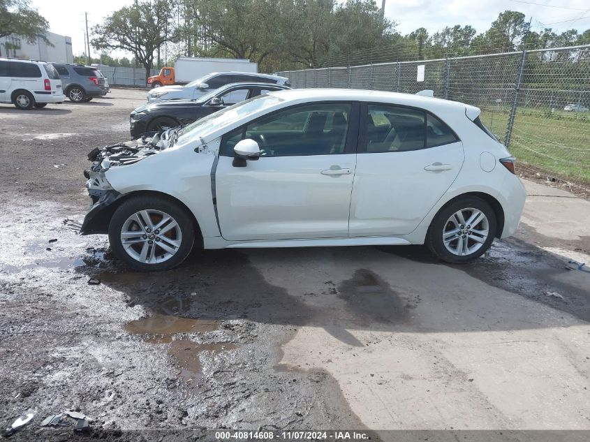 2019 Toyota Corolla Se VIN: JTNK4RBE4K3065778 Lot: 40814608