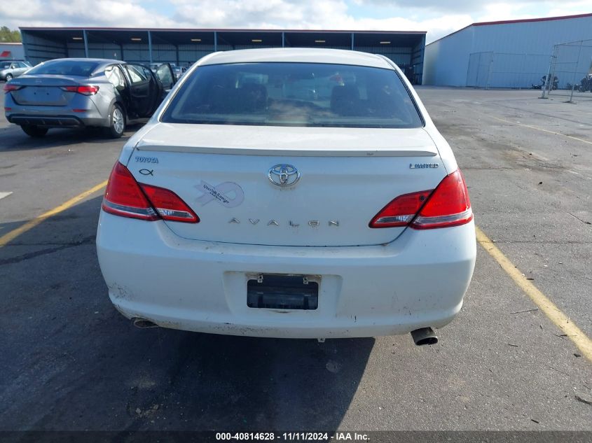 2007 Toyota Avalon Limited VIN: 4T1BK36B27U193764 Lot: 40814628