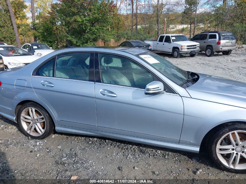 2013 Mercedes-Benz C 300 Luxury 4Matic/Sport 4Matic VIN: WDDGF8AB5DA822777 Lot: 40814642