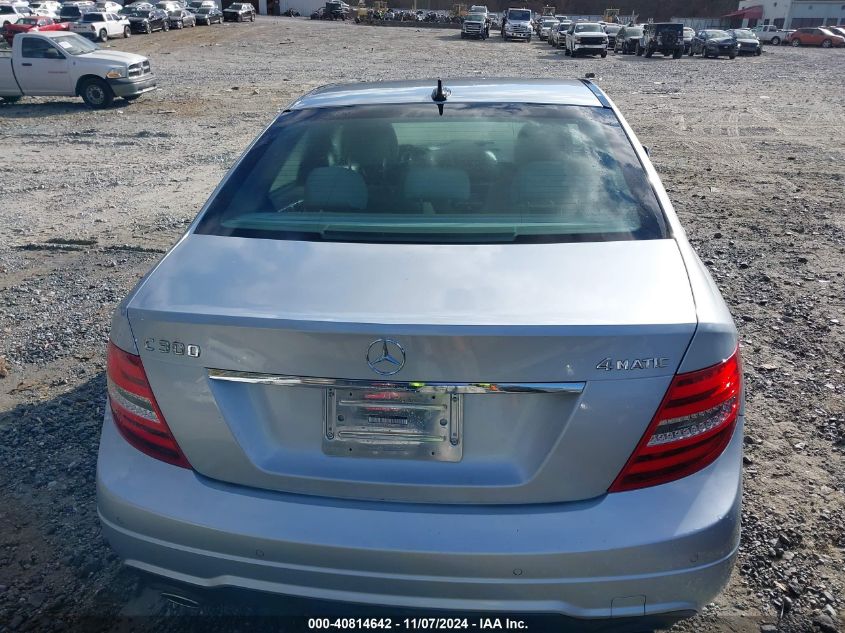 2013 Mercedes-Benz C 300 Luxury 4Matic/Sport 4Matic VIN: WDDGF8AB5DA822777 Lot: 40814642