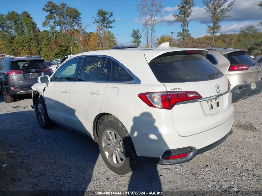 2017 Acura Rdx Acurawatch Plus Package VIN: 5J8TB4H30HL036814 Lot: 40814644