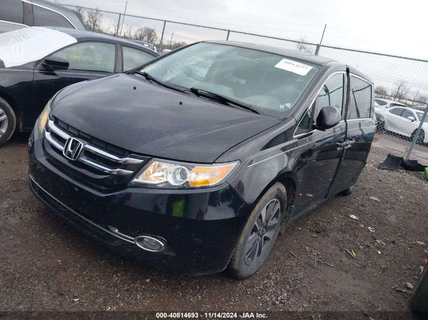 2015 Honda Odyssey Touring/Touring Elite VIN: 5FNRL5H90FB050681 Lot: 40814693