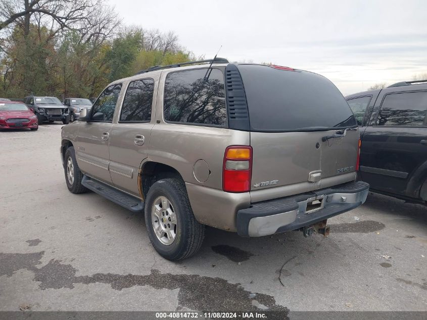 2000 Chevrolet Tahoe All New Lt VIN: 1GNEK13T1YJ102514 Lot: 40814732