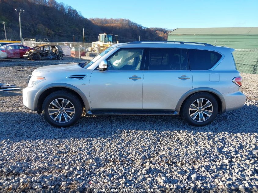 2018 Nissan Armada Sl VIN: JN8AY2NCXJ9551680 Lot: 40814940