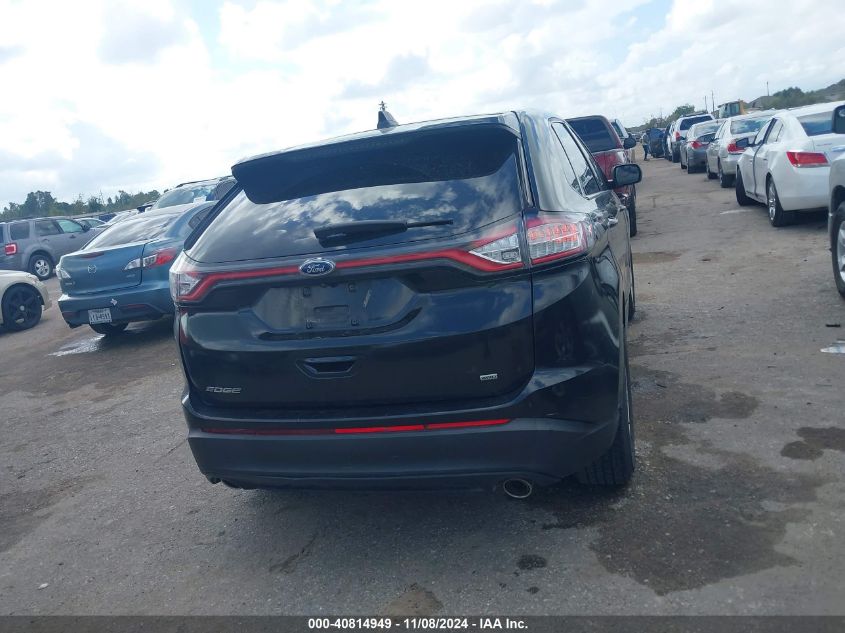 2015 Ford Edge Se VIN: 2FMTK4G82FBB97461 Lot: 40814949