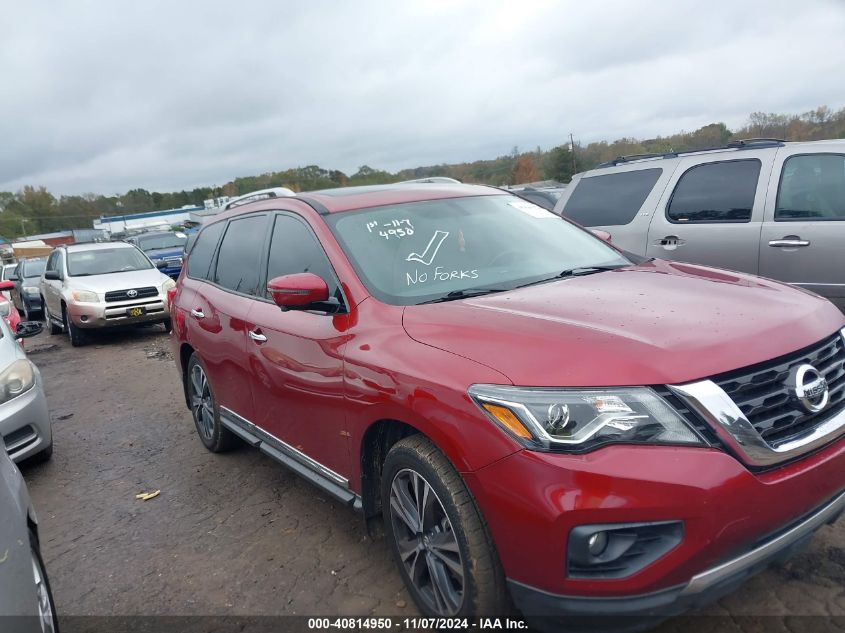 2018 Nissan Pathfinder Platinum VIN: 5N1DR2MM8JC662369 Lot: 40814950