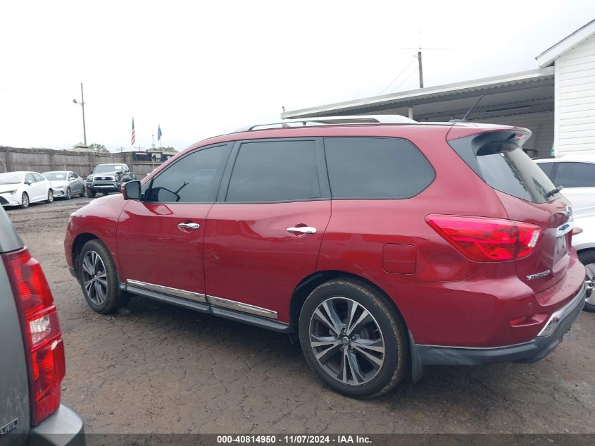 2018 Nissan Pathfinder Platinum VIN: 5N1DR2MM8JC662369 Lot: 40814950