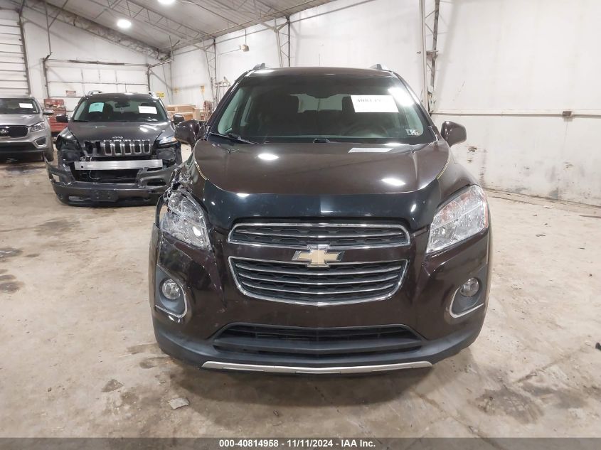 2016 Chevrolet Trax Ltz VIN: KL7CJRSB1GB714275 Lot: 40814958