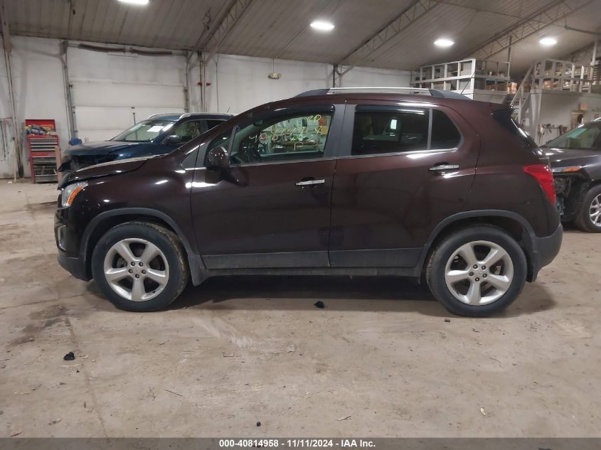 2016 Chevrolet Trax Ltz VIN: KL7CJRSB1GB714275 Lot: 40814958