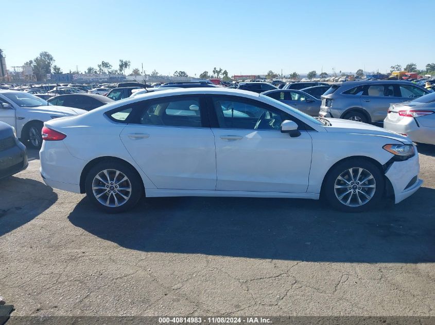 2017 FORD FUSION SE - 3FA6P0H79HR278131