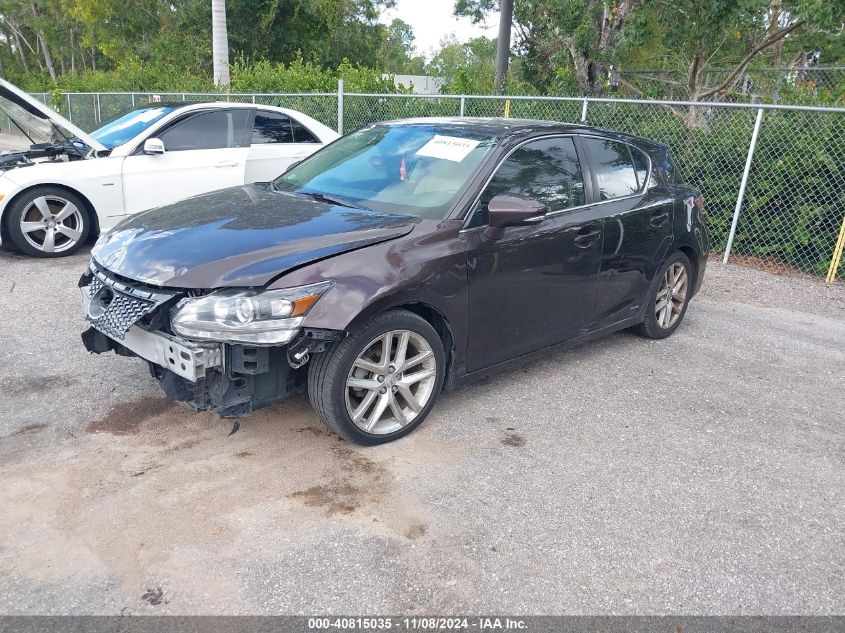 VIN JTHKD5BHXF2246076 2015 Lexus CT, 200H no.2