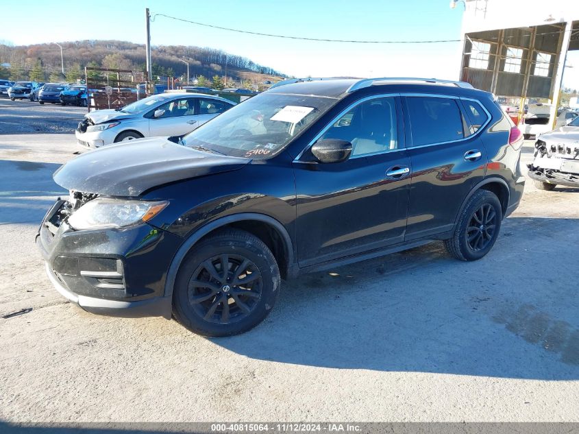 2017 Nissan Rogue Sv VIN: KNMAT2MV0HP615406 Lot: 40815064