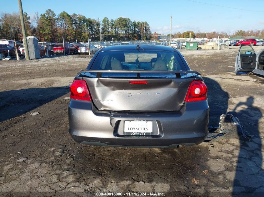 2014 Dodge Avenger Se VIN: 1C3CDZAB1EN225709 Lot: 40815086