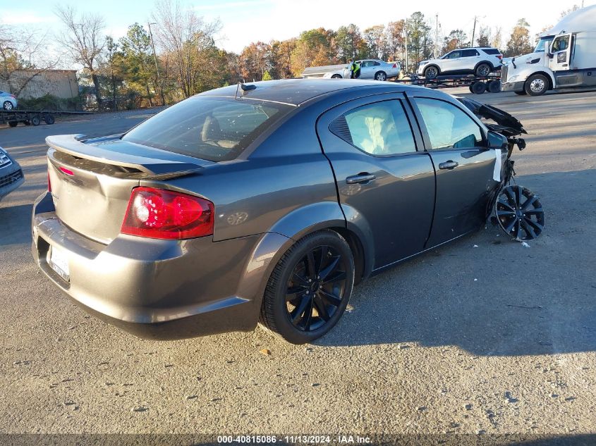 VIN 1C3CDZAB1EN225709 2014 Dodge Avenger, SE no.4