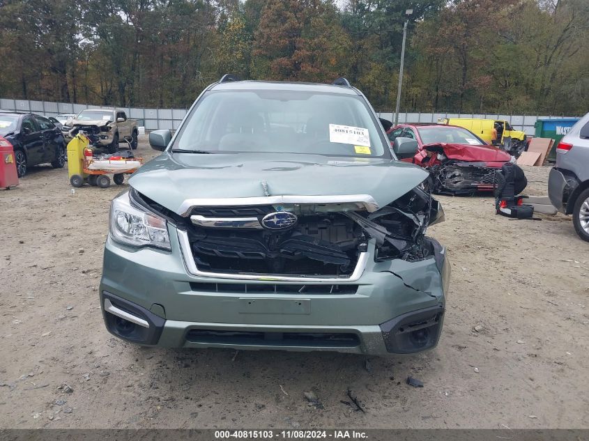 2018 Subaru Forester 2.5I Premium VIN: JF2SJAEC1JH522820 Lot: 40815103