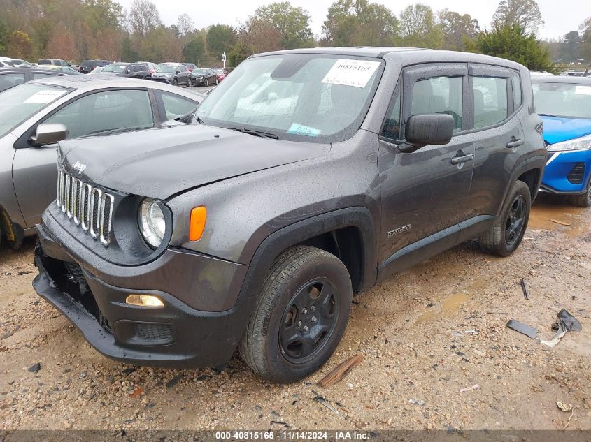 VIN ZACCJBAB2JPJ36094 2018 Jeep Renegade, Sport 4X4 no.2