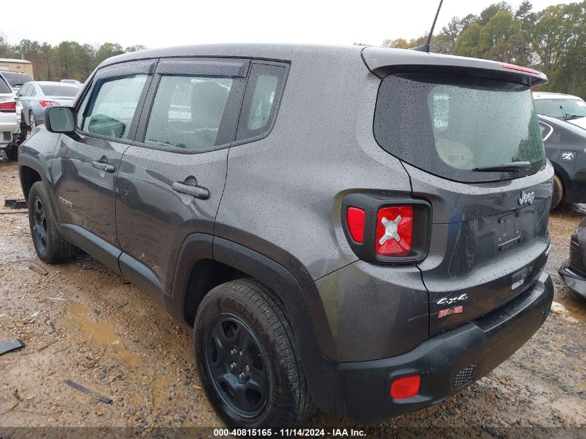 VIN ZACCJBAB2JPJ36094 2018 Jeep Renegade, Sport 4X4 no.3