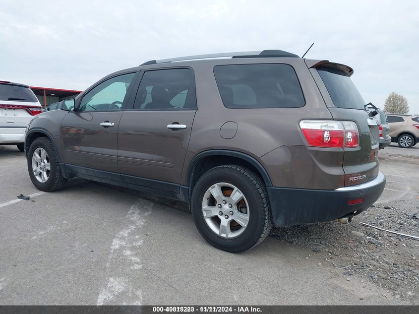 Vin: 1gkkrped5cj362895, lot: 41304800, gmc acadia sle 20123