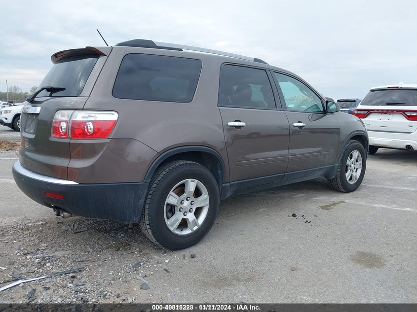 Vin: 1gkkrped5cj362895, lot: 41304800, gmc acadia sle 20124